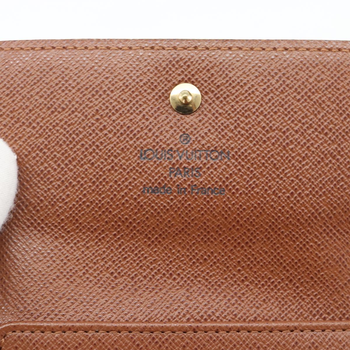 LOUIS VUITTON Monogram Porte Monnaie Bier Cartes Crdit M61652 LV Auth 181456A