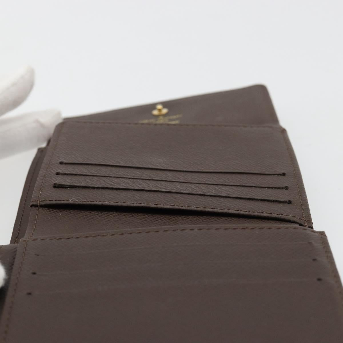 LOUIS VUITTON Mini Lin Porte Monnaie Bier Cartes Crdit M95233 LV Auth 181457A
