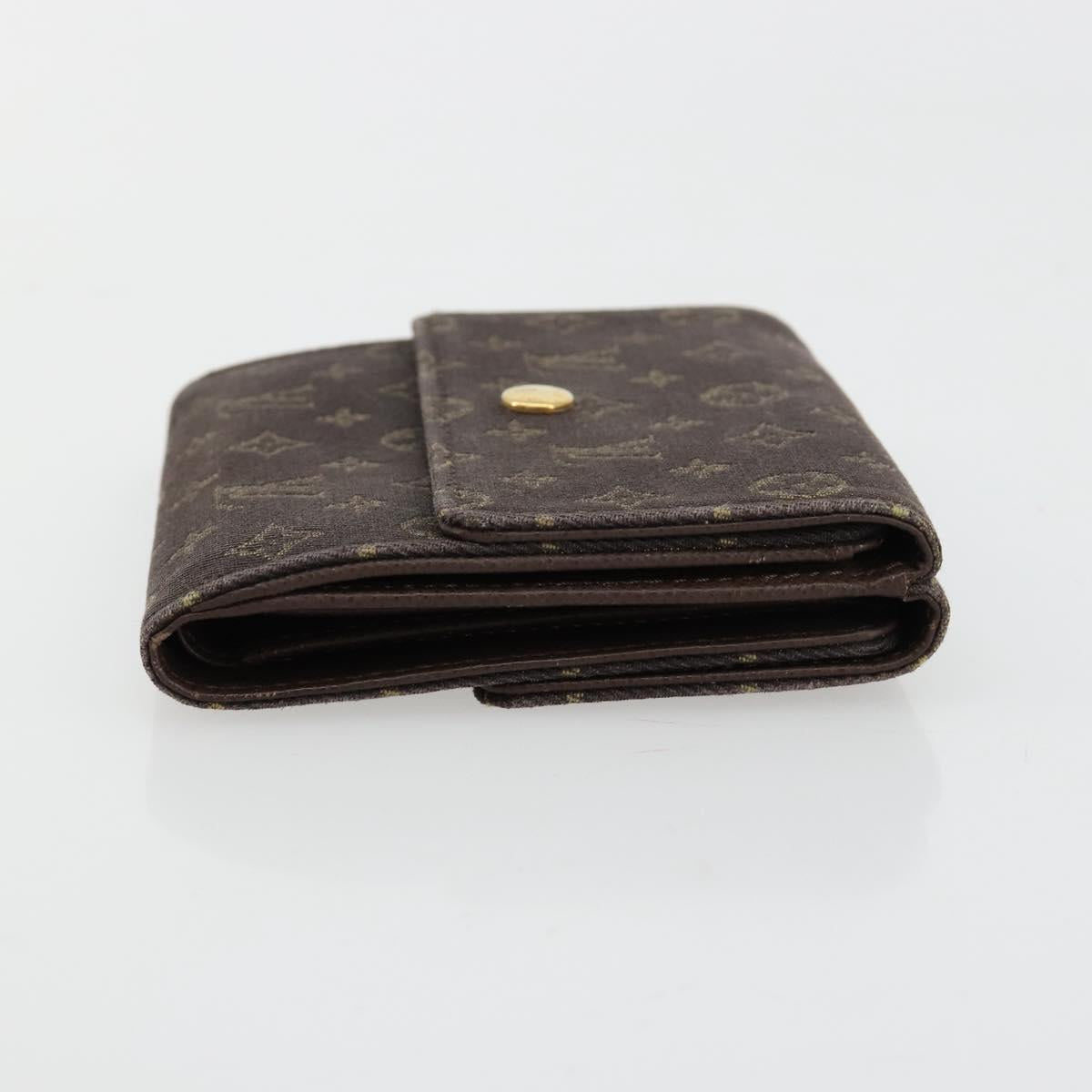 LOUIS VUITTON Mini Lin Porte Monnaie Bier Cartes Crdit M95233 LV Auth 181457A