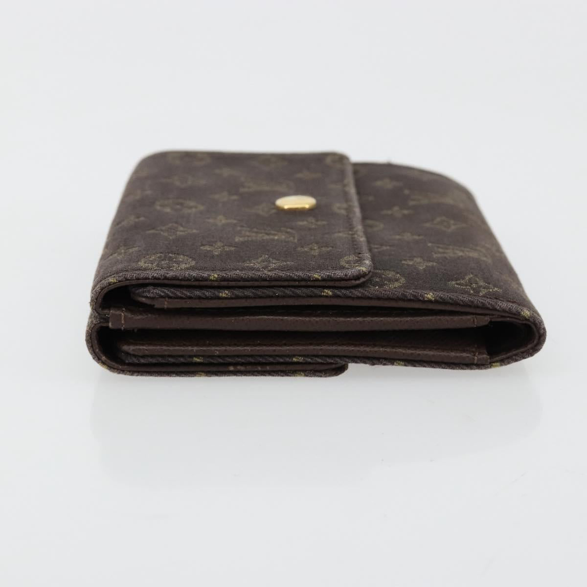 LOUIS VUITTON Mini Lin Porte Monnaie Bier Cartes Crdit M95233 LV Auth 181457A