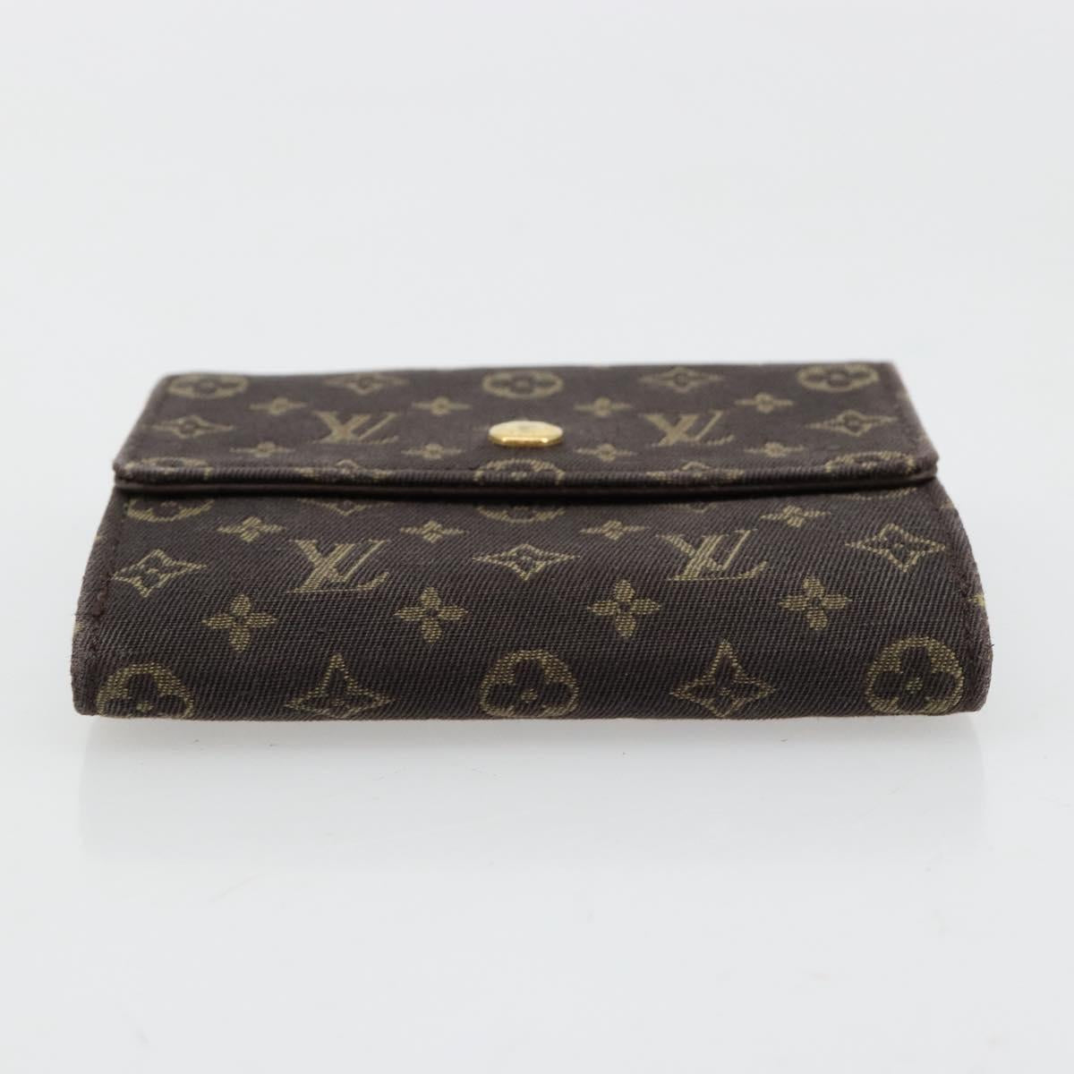 LOUIS VUITTON Mini Lin Porte Monnaie Bier Cartes Crdit M95233 LV Auth 181457A