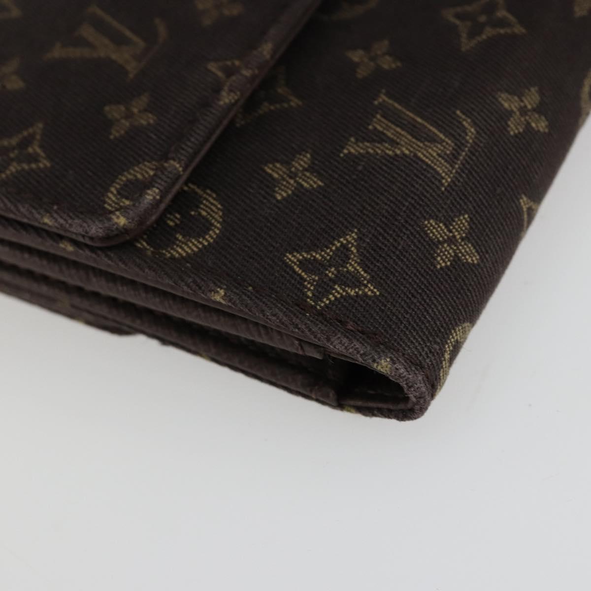 LOUIS VUITTON Mini Lin Porte Monnaie Bier Cartes Crdit M95233 LV Auth 181457A