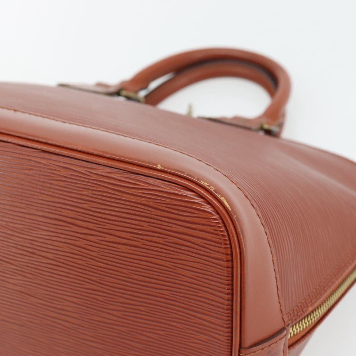 LOUIS VUITTON Epi Alma Hand Bag Brown M52143 LV Auth 181467V