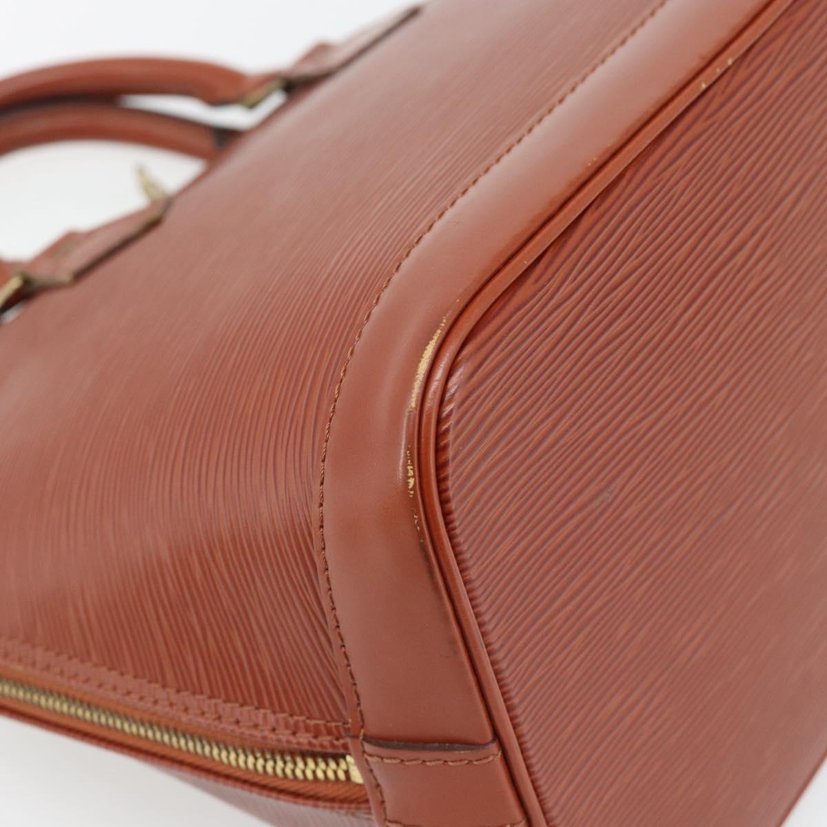 LOUIS VUITTON Epi Alma Hand Bag Brown M52143 LV Auth 181467V