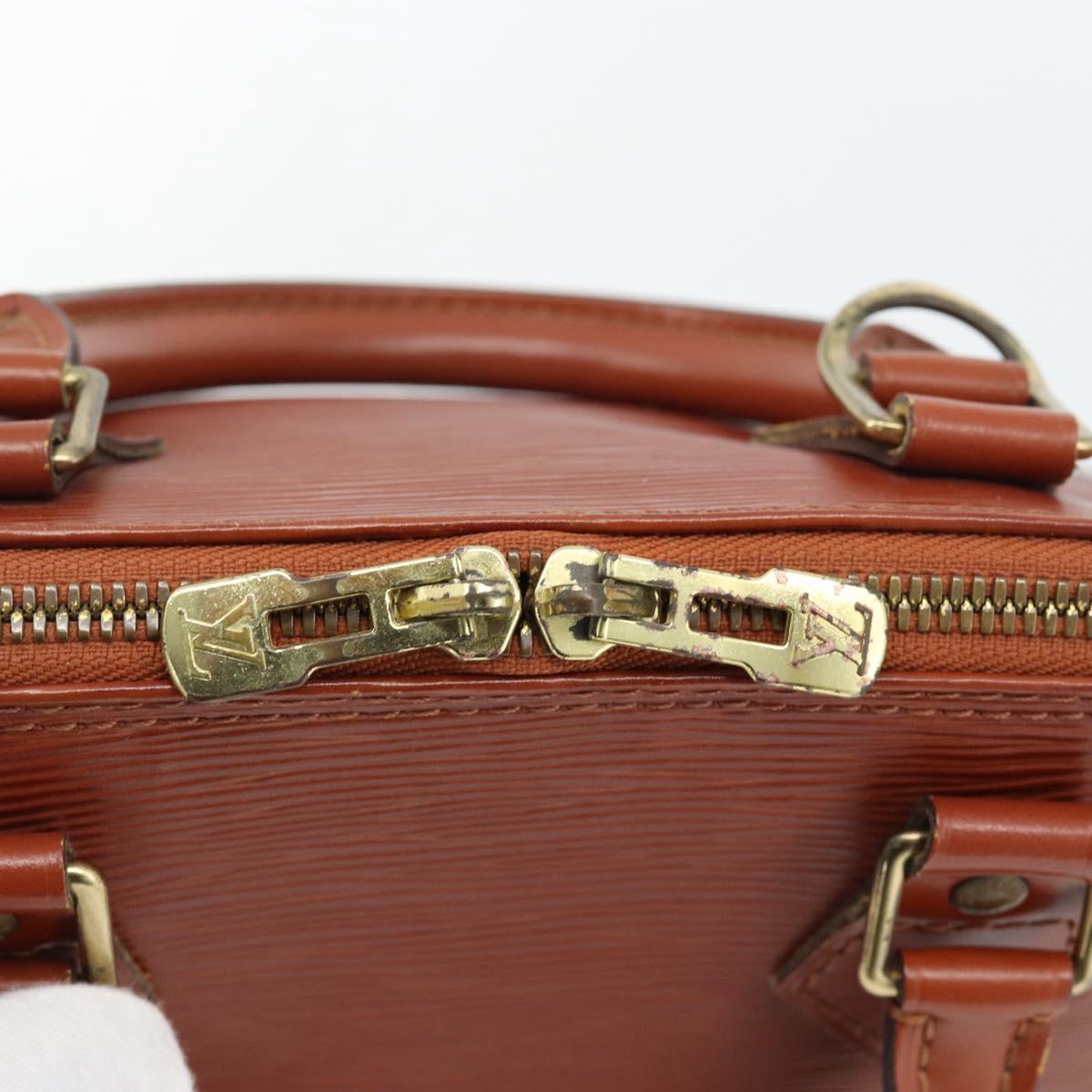 LOUIS VUITTON Epi Alma Hand Bag Brown M52143 LV Auth 181467V