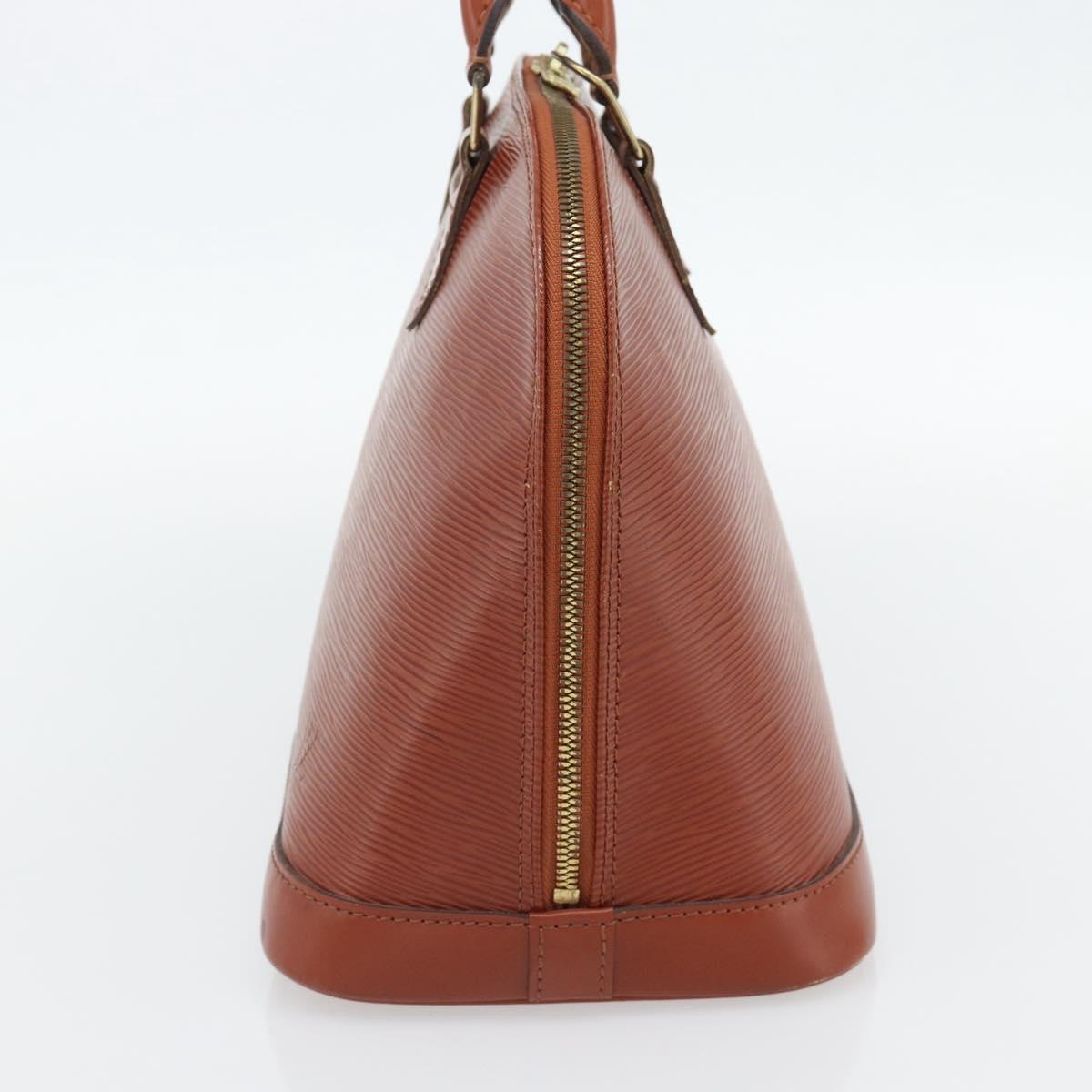 LOUIS VUITTON Epi Alma Hand Bag Brown M52143 LV Auth 181467V