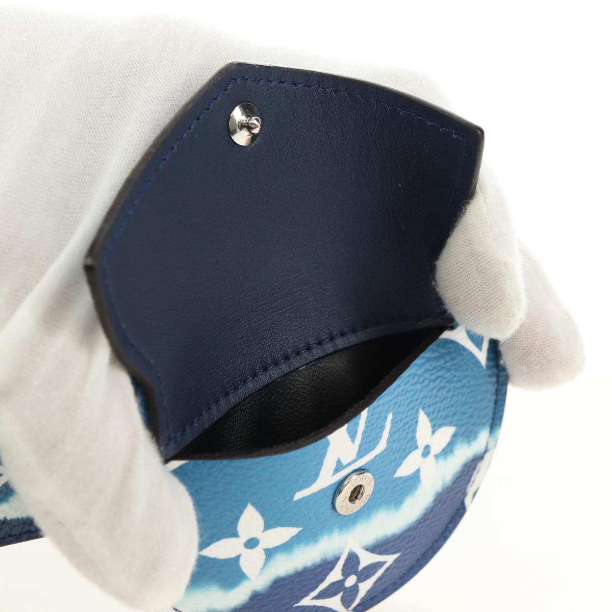 LOUIS VUITTON Monogram Escal Ceinture Belt 37.6"" Blue M0253W LV Auth 181468SM