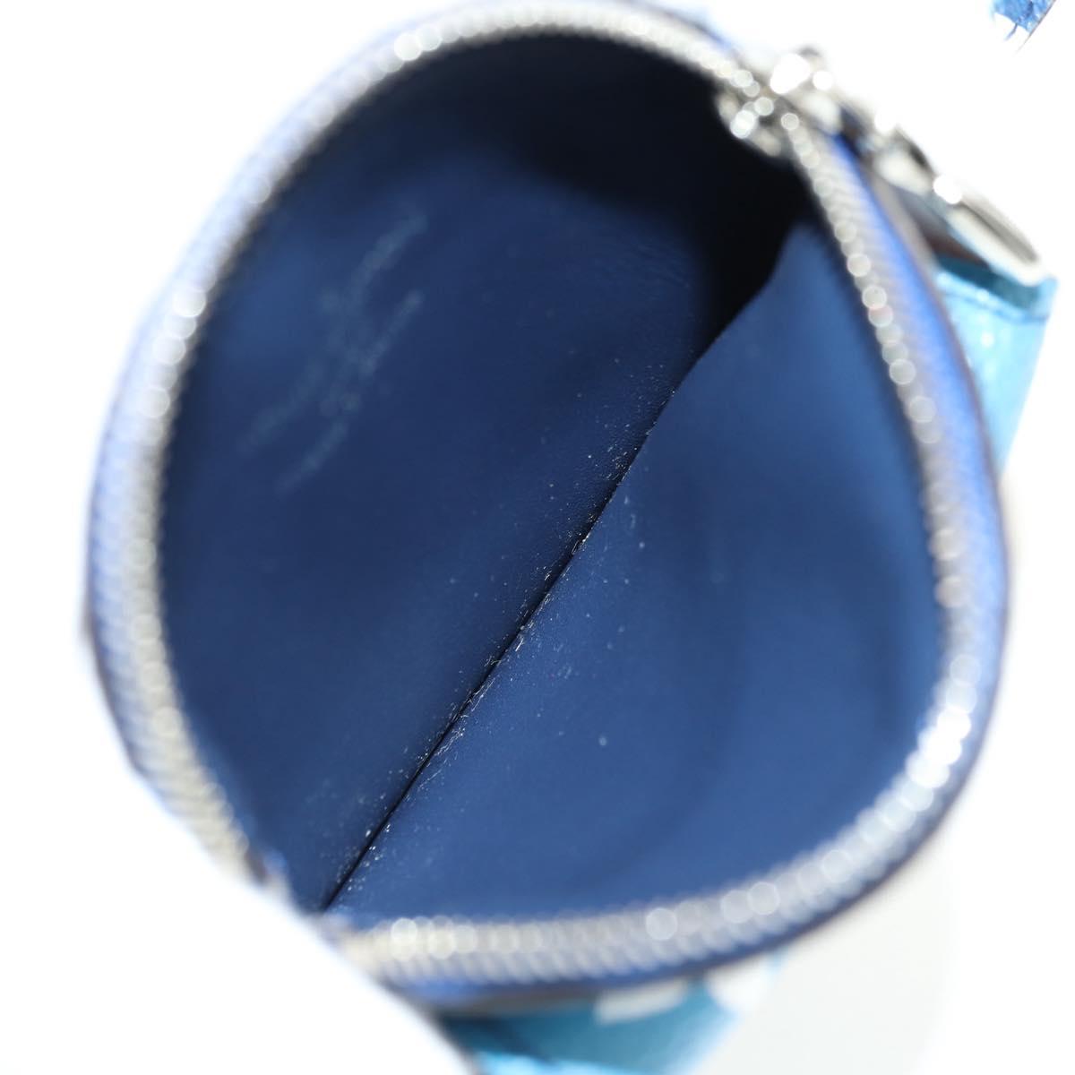 LOUIS VUITTON Monogram Escal Ceinture Belt 37.6"" Blue M0253W LV Auth 181468SM