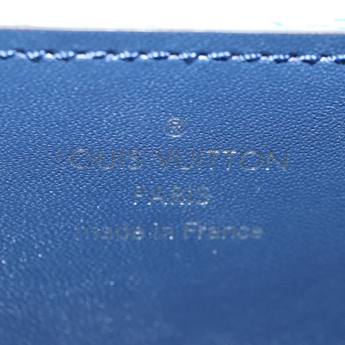 LOUIS VUITTON Monogram Escal Ceinture Belt 37.6"" Blue M0253W LV Auth 181468SM