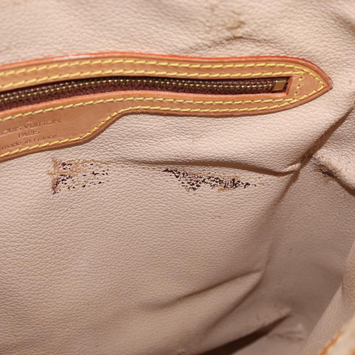 LOUIS VUITTON Monogram Bucket GM Shoulder Bag M42236 LV Auth 181469