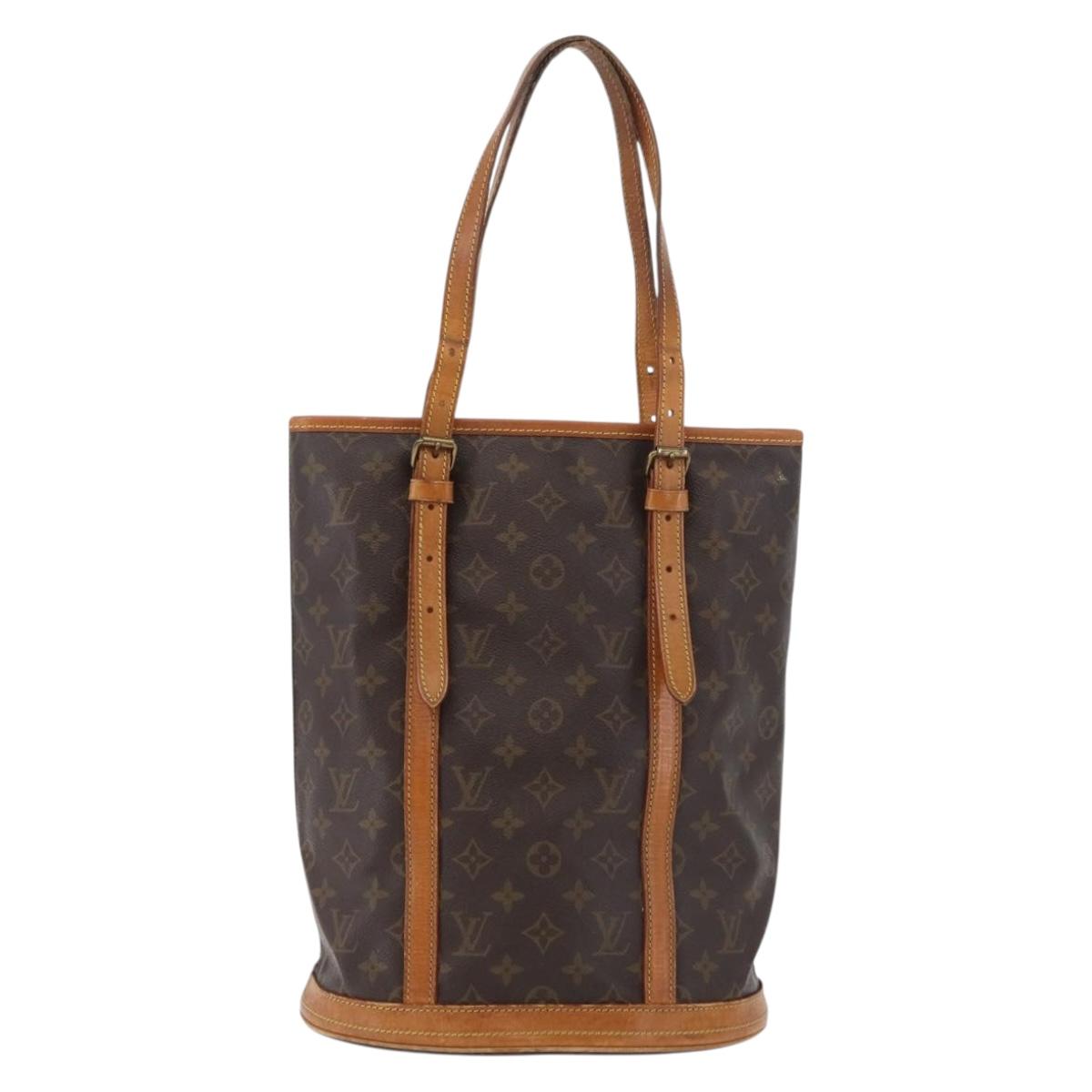 LOUIS VUITTON Monogram Bucket GM Shoulder Bag M42236 LV Auth 181469