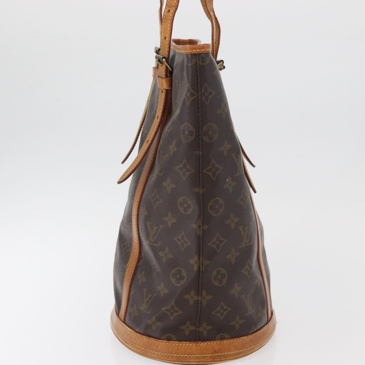 LOUIS VUITTON Monogram Bucket GM Shoulder Bag M42236 LV Auth 181469