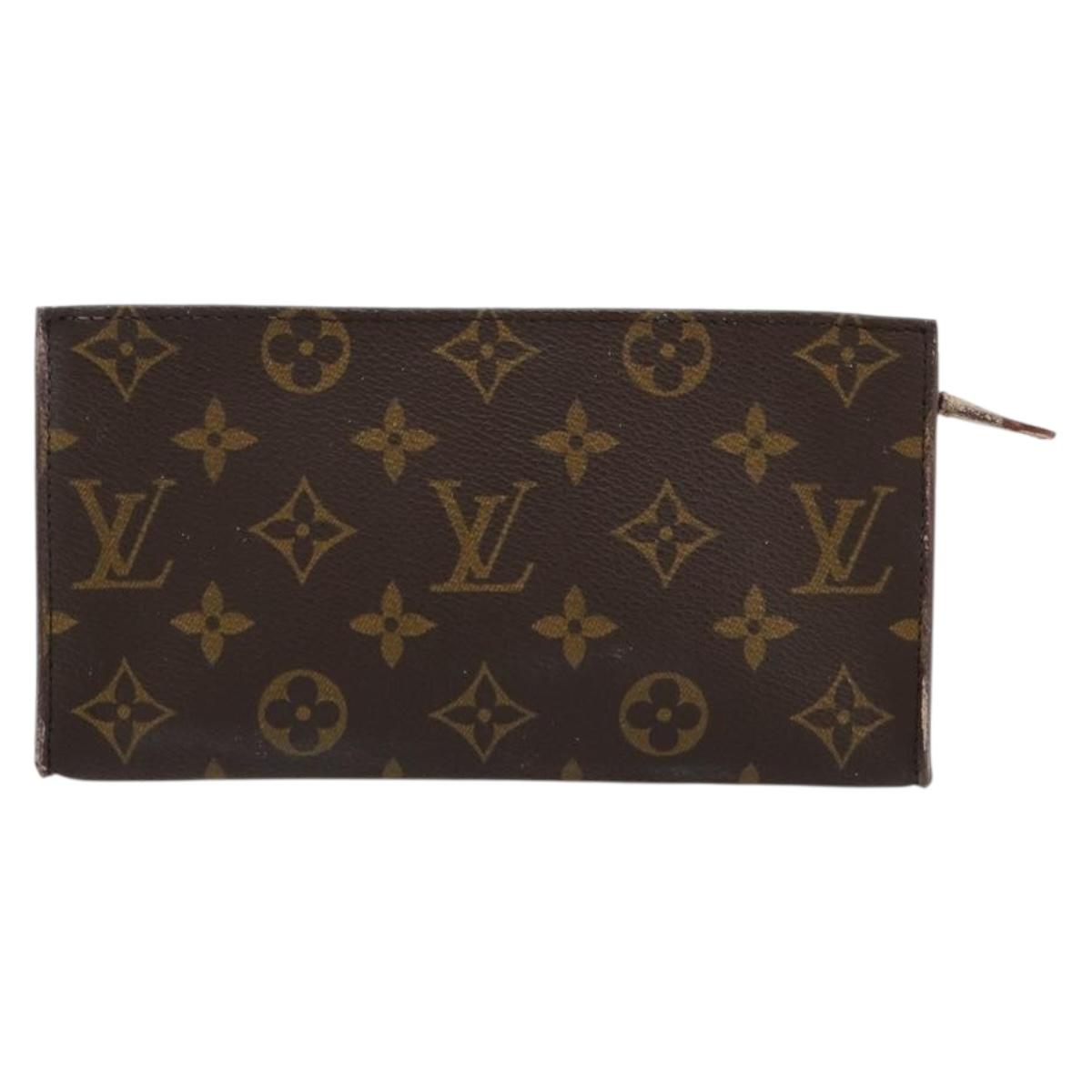 LOUIS VUITTON Monogram Bucket GM Accessory Pouch LV Auth 181470