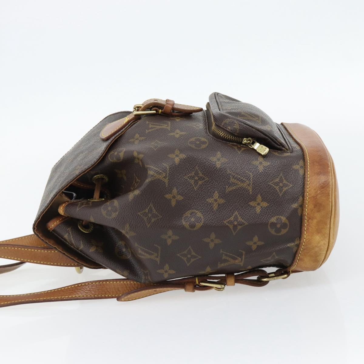 LOUIS VUITTON Monogram Montsouris MM Backpack M51136 LV Auth 181474