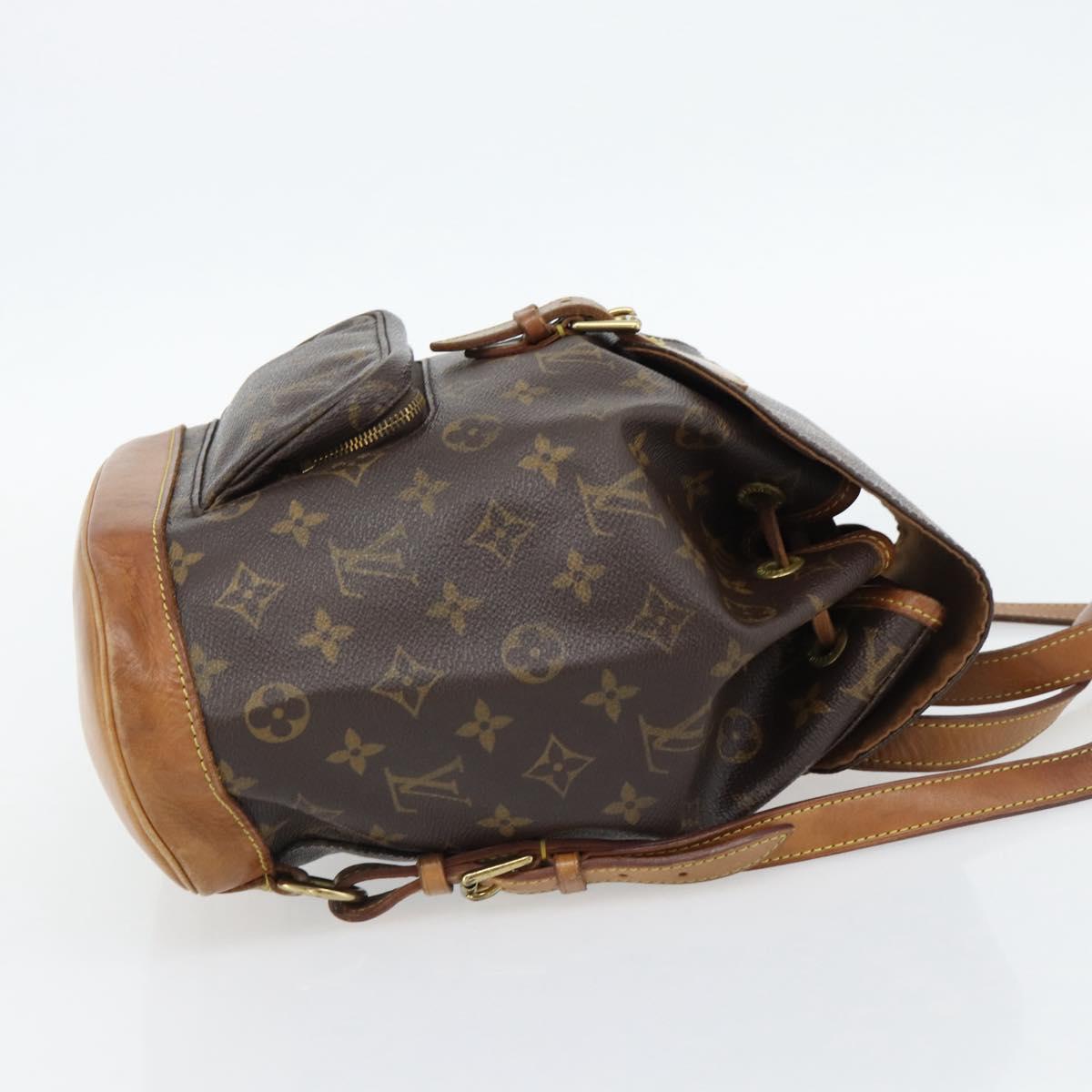 LOUIS VUITTON Monogram Montsouris MM Backpack M51136 LV Auth 181474