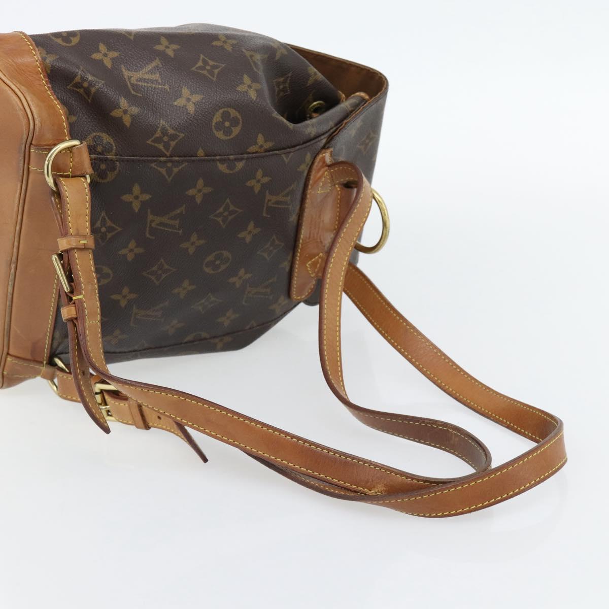 LOUIS VUITTON Monogram Montsouris MM Backpack M51136 LV Auth 181474