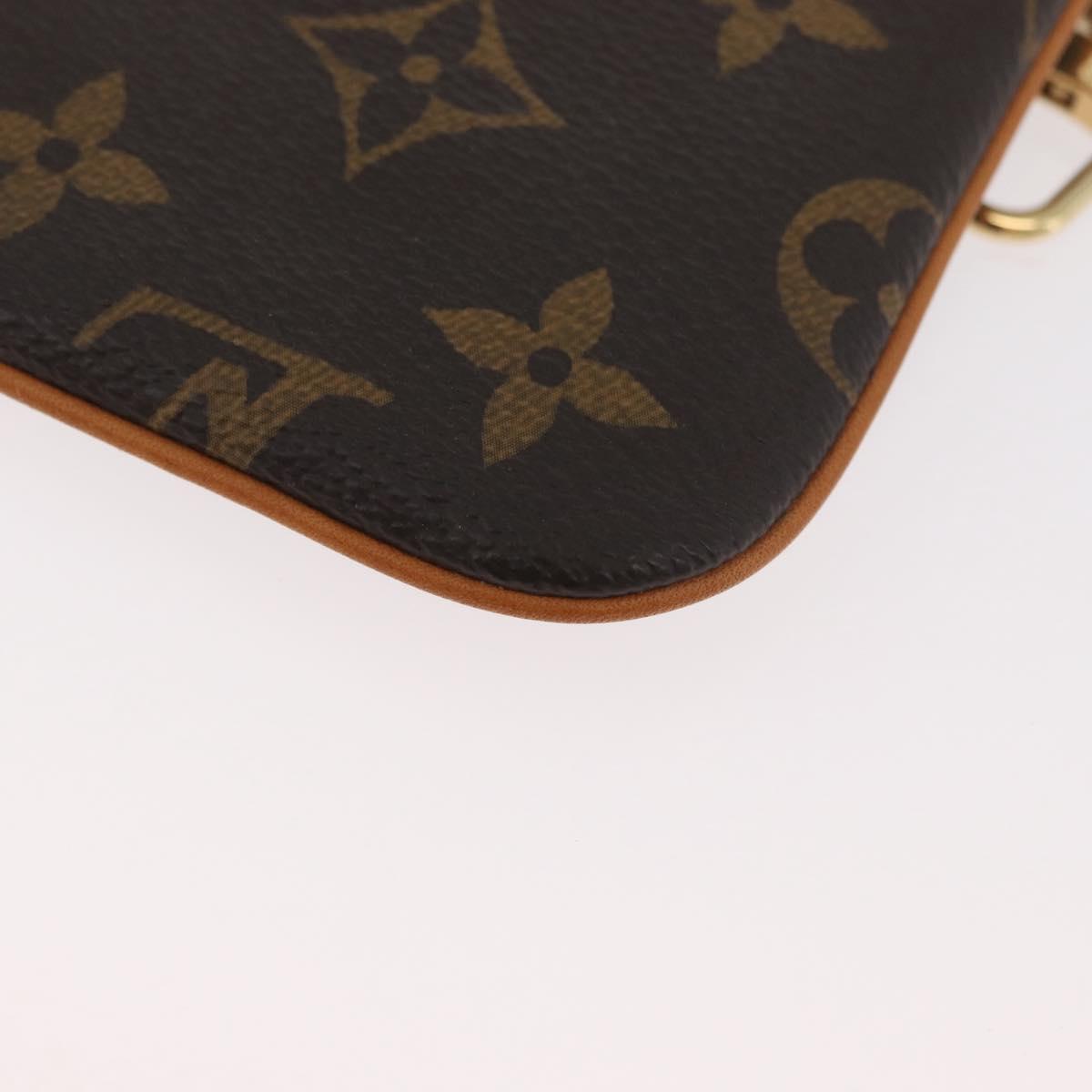 LOUIS VUITTON Monogram EtuiTelephonne MM Cell Phone Case M66546 LV Auth 181484A