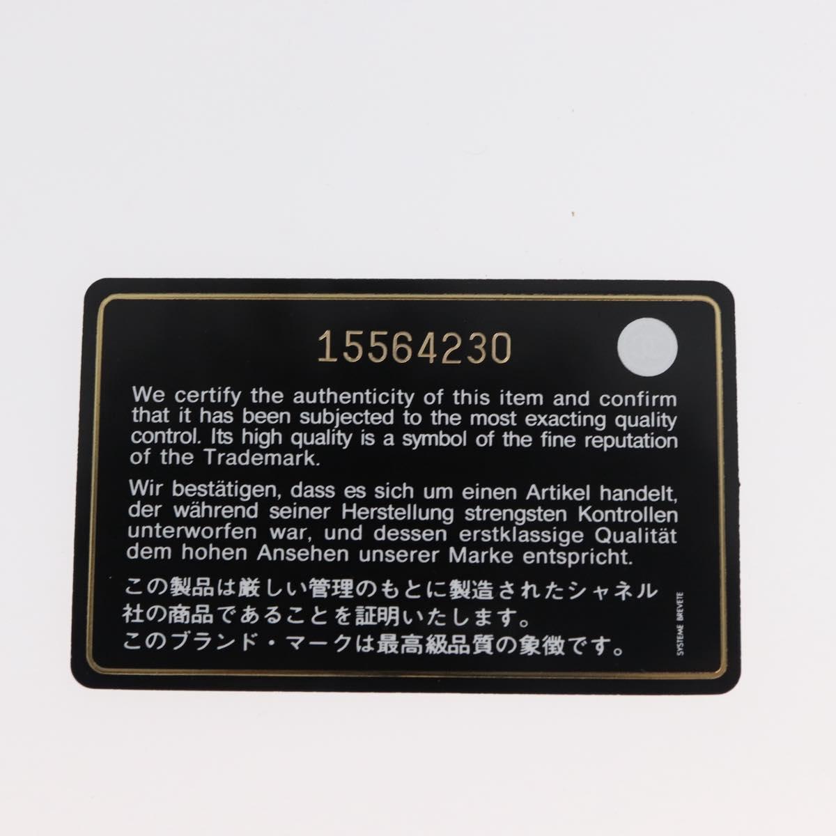 CHANEL Paris Biarritz MM Tote Bag Coated Canvas Navy Silver CC Auth 181519SAV
