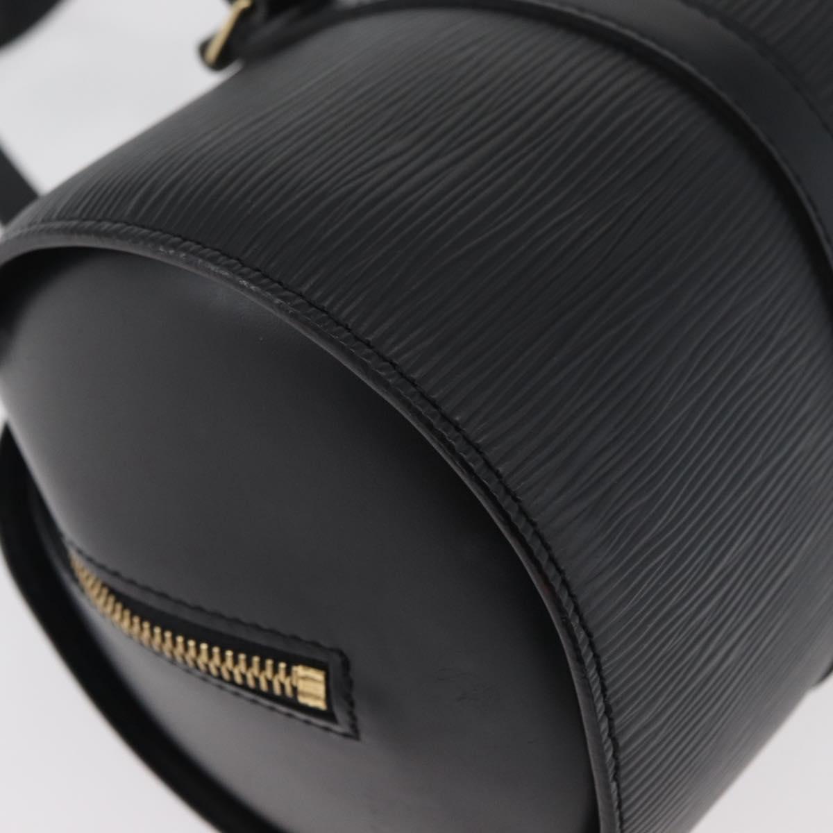 LOUIS VUITTON Epi Soufflot Hand Bag Black M52222 LV Auth 181533SAV