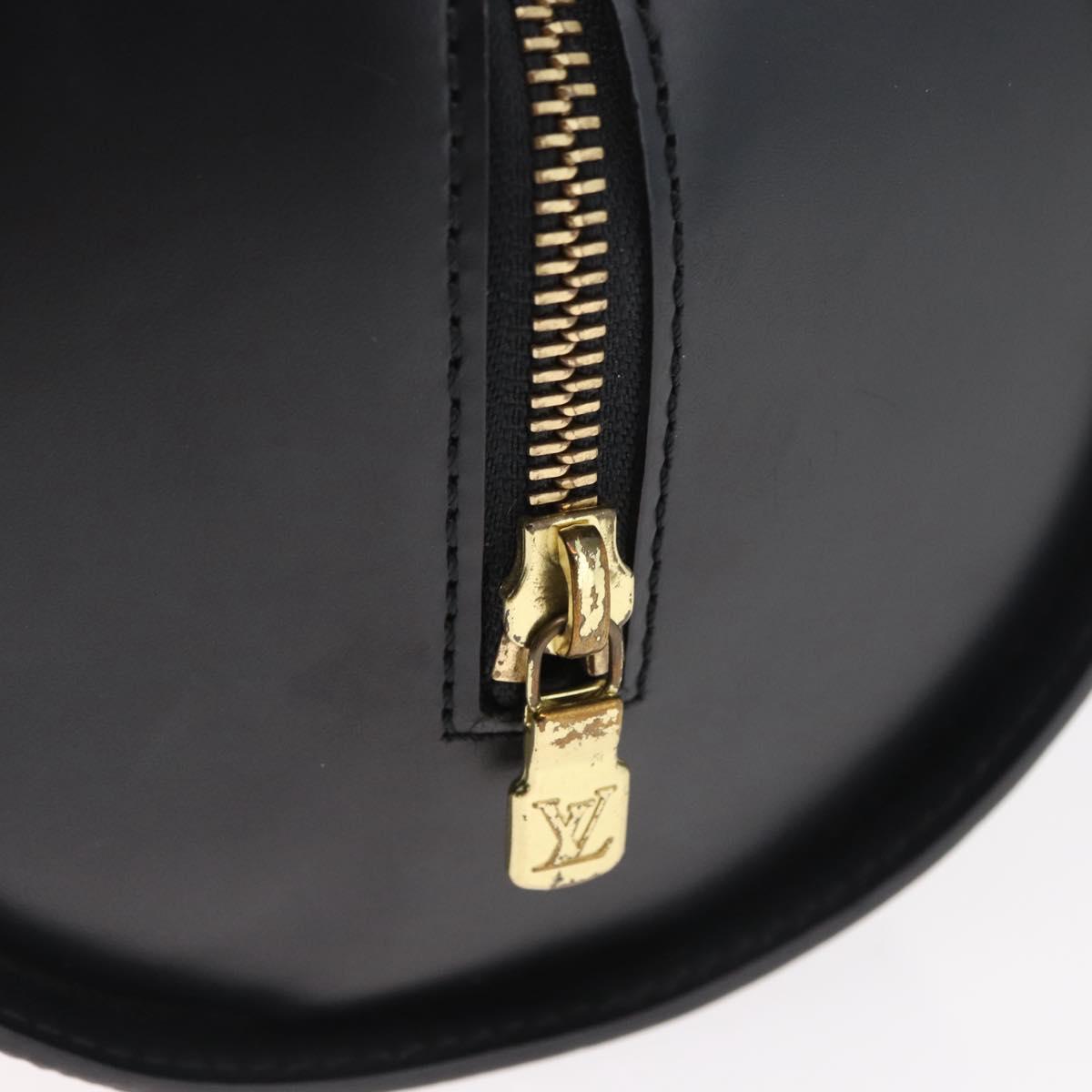 LOUIS VUITTON Epi Soufflot Hand Bag Black M52222 LV Auth 181533SAV