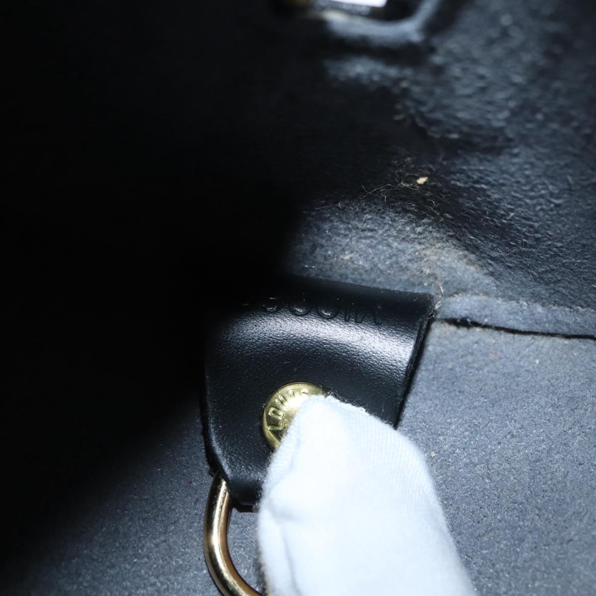 LOUIS VUITTON Epi Soufflot Hand Bag Black M52222 LV Auth 181533SAV