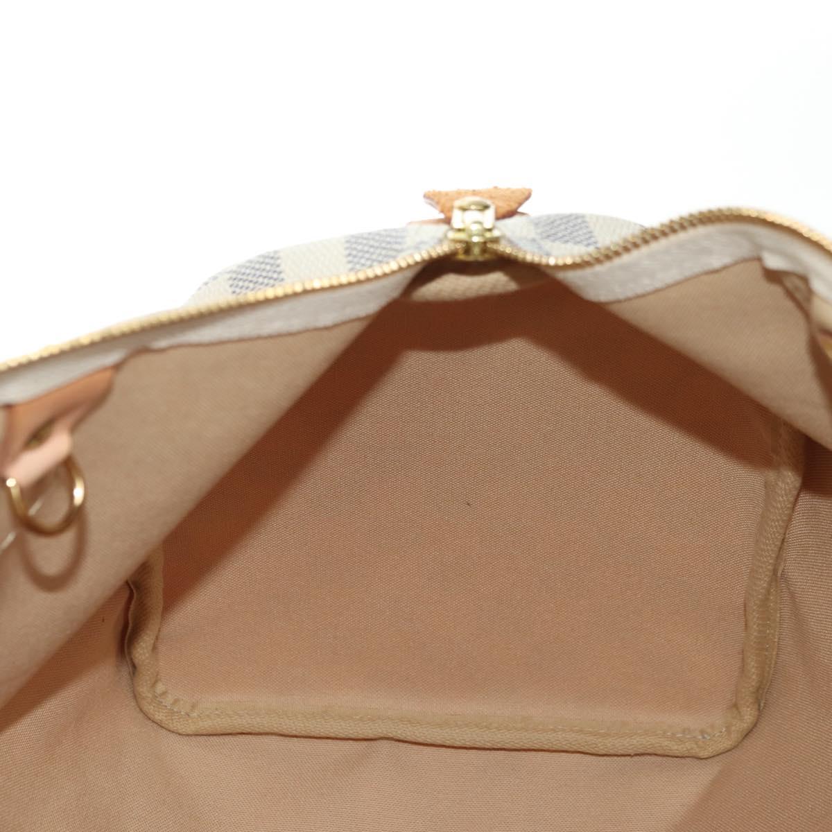 LOUIS VUITTON Damier Azur Speedy 35 Hand Bag N41535 LV Auth 181536SAV