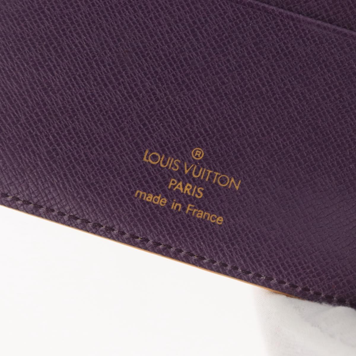 LOUIS VUITTON Epi Agenda MM Day Planner Cover Yellow R20049 LV Auth 181546