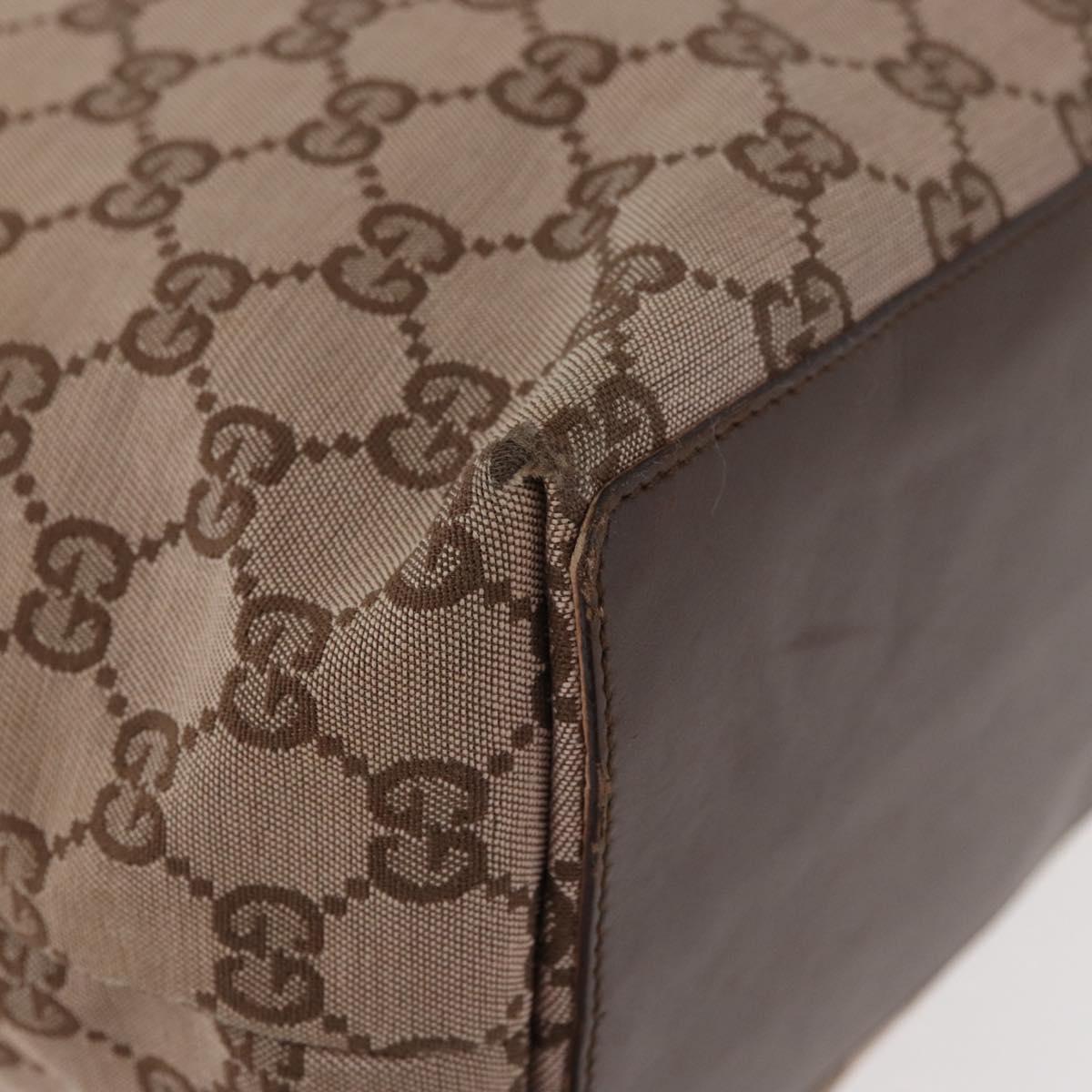 GUCCI GG Canvas Tote Bag Pink Gold 002 1098 Auth 181565