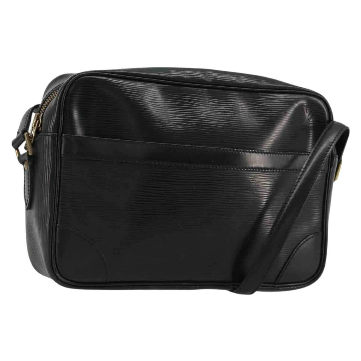 LOUIS VUITTON Epi Trocadero 27 Shoulder Bag Black M52312 LV Auth 181579