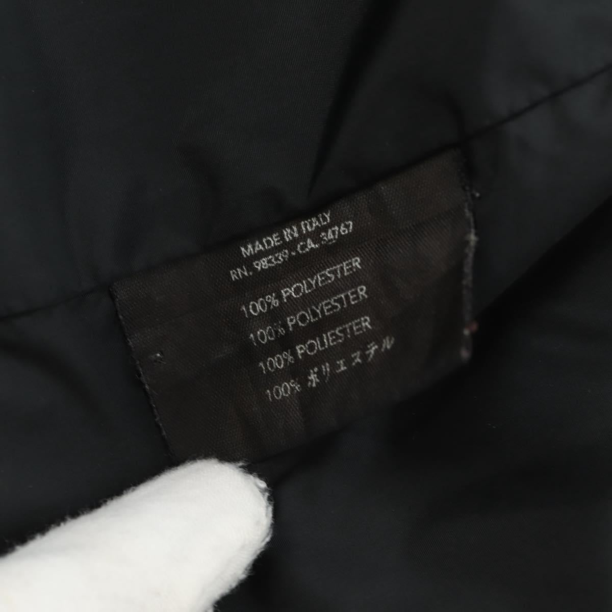 PRADA Gore-Tex Hoodie Jacket Polyester Khaki Auth 181586