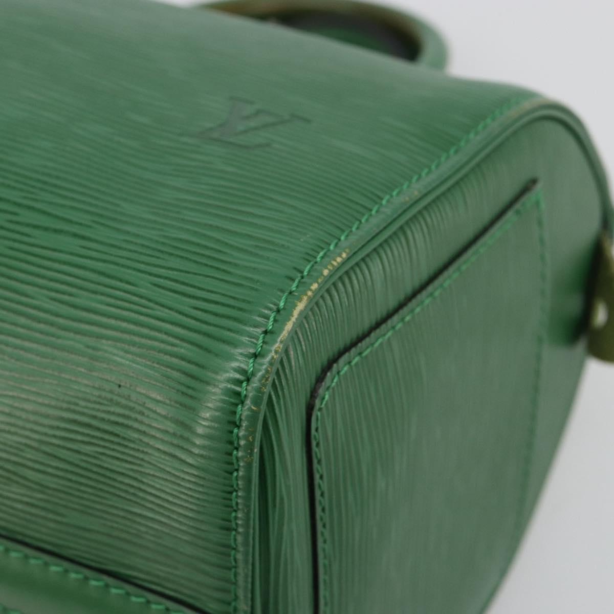 LOUIS VUITTON Epi Speedy 30 Hand Bag Borneo Green M43004 LV Auth 181610A