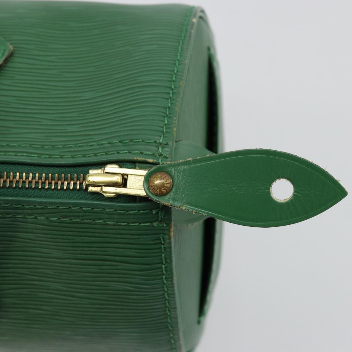 LOUIS VUITTON Epi Speedy 30 Hand Bag Borneo Green M43004 LV Auth 181610A