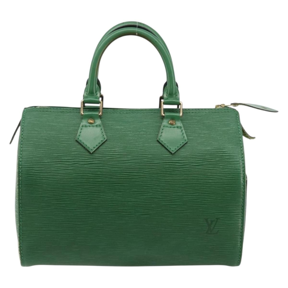 LOUIS VUITTON Epi Speedy 30 Hand Bag Borneo Green M43004 LV Auth 181610A