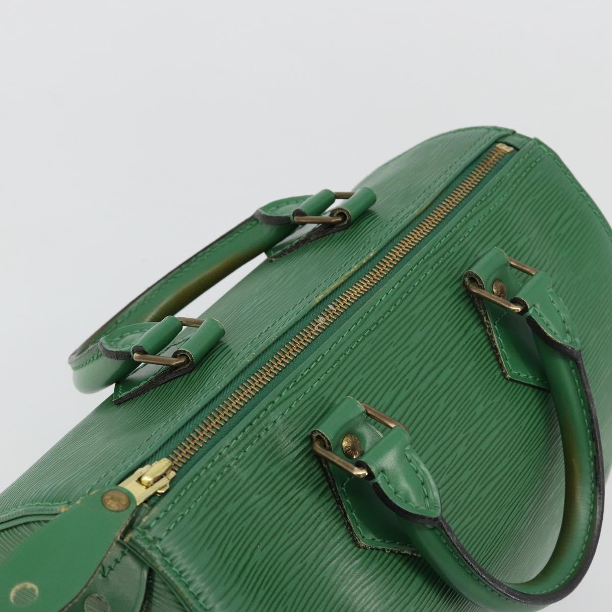 LOUIS VUITTON Epi Speedy 30 Hand Bag Borneo Green M43004 LV Auth 181610A