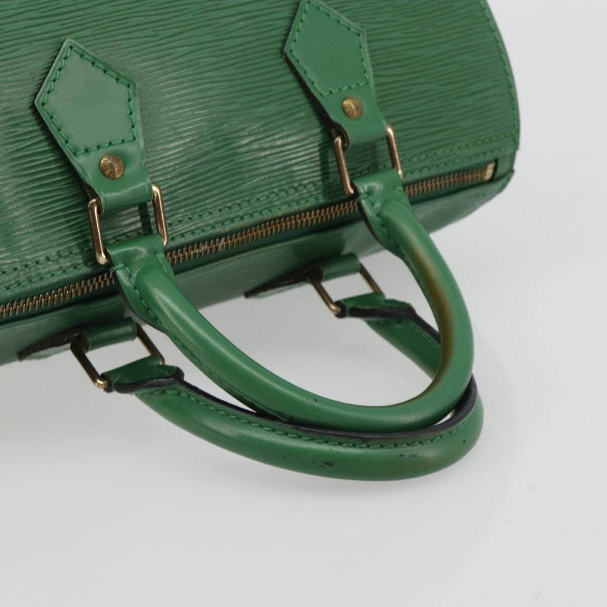 LOUIS VUITTON Epi Speedy 30 Hand Bag Borneo Green M43004 LV Auth 181610A
