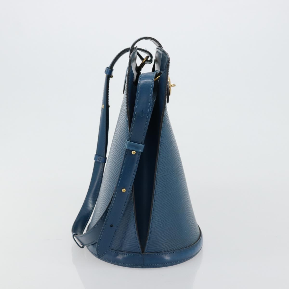 LOUIS VUITTON Epi Cluny Shoulder Bag Blue M52255 LV Auth 181611