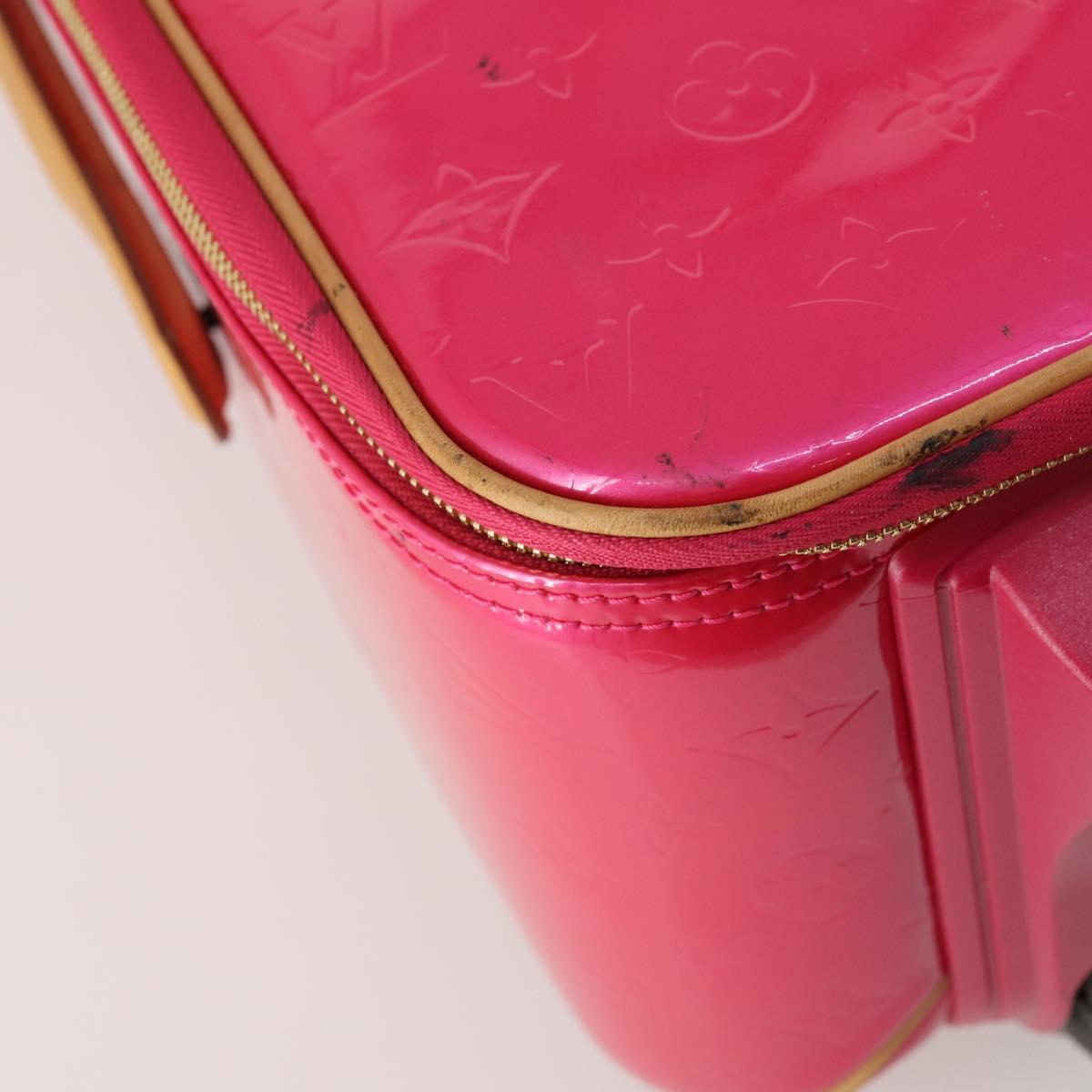 LOUIS VUITTON Monogram Vernis Pegas 55 Suitcase Fuchsia Pink M41226 Auth 181628A