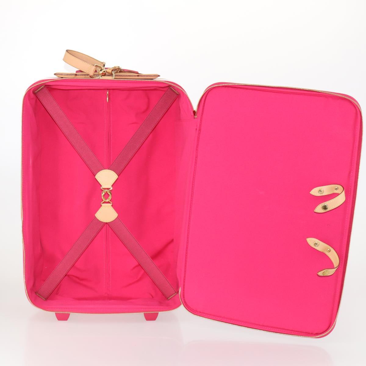 LOUIS VUITTON Monogram Vernis Pegas 55 Suitcase Fuchsia Pink M41226 Auth 181628A