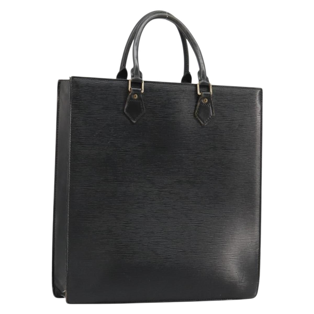 LOUIS VUITTON Epi Sac Plat Hand Bag Black M59082 LV Auth 181634