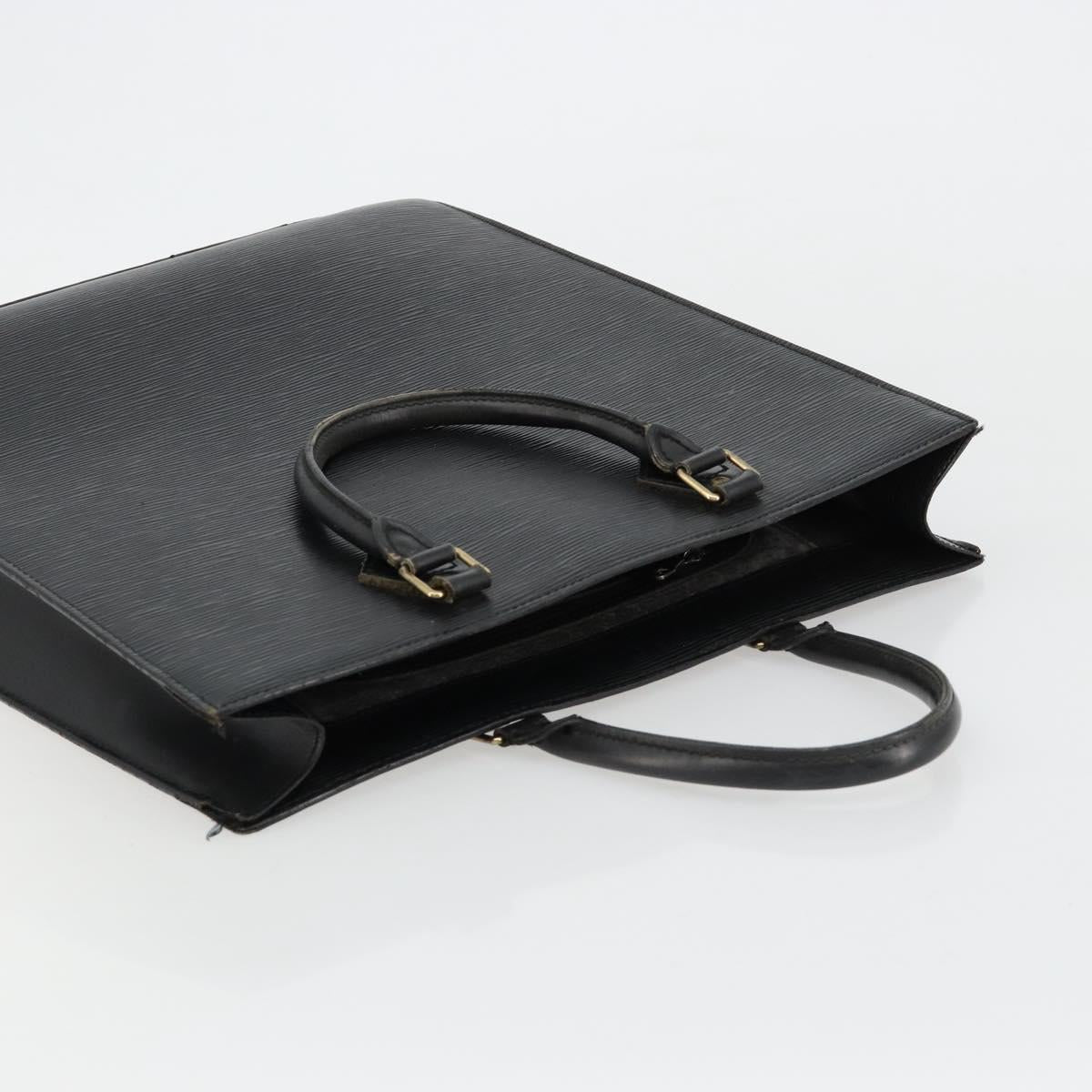 LOUIS VUITTON Epi Sac Plat Hand Bag Black M59082 LV Auth 181634