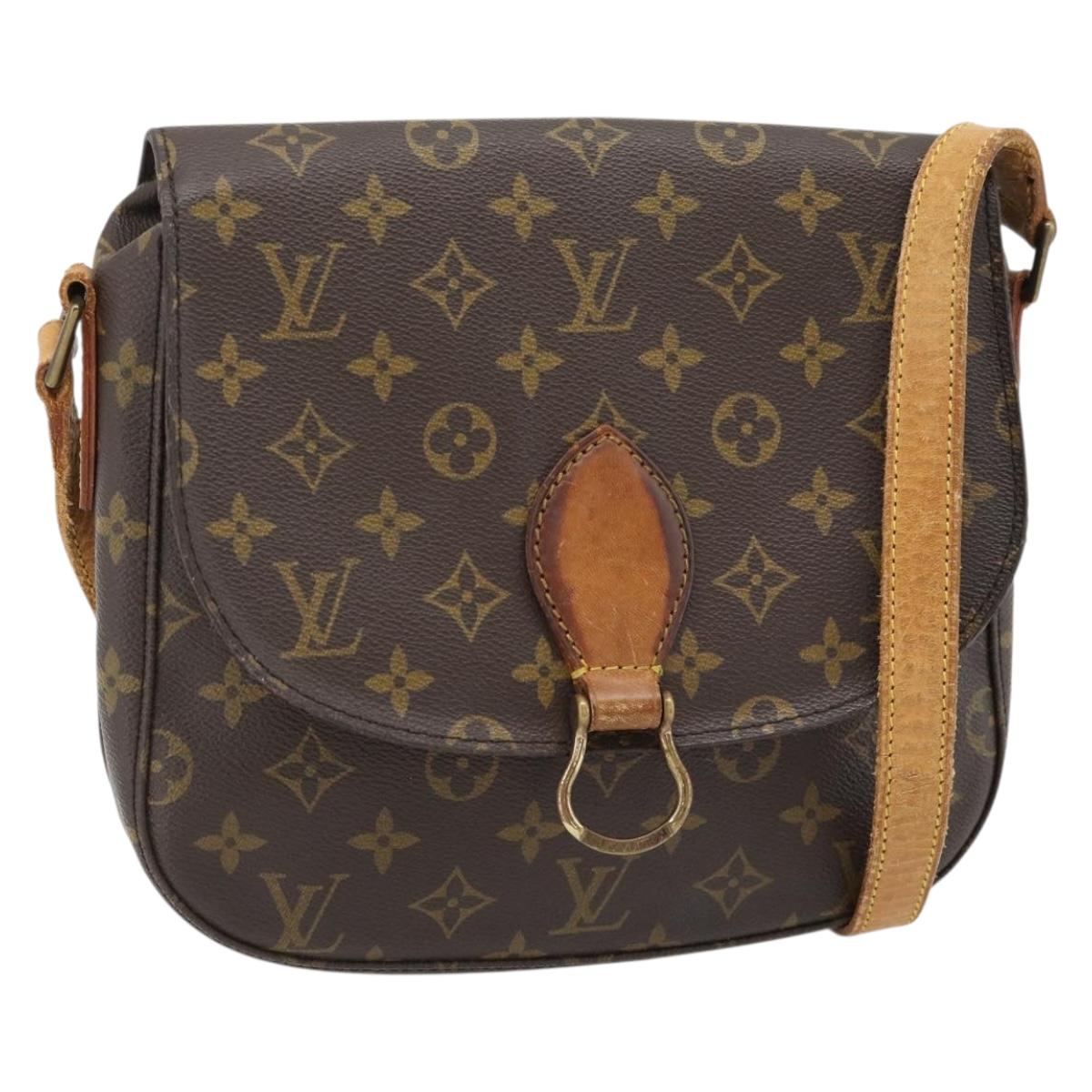 LOUIS VUITTON Monogram Saint Cloud GM Shoulder Bag M51242 LV Auth 181635