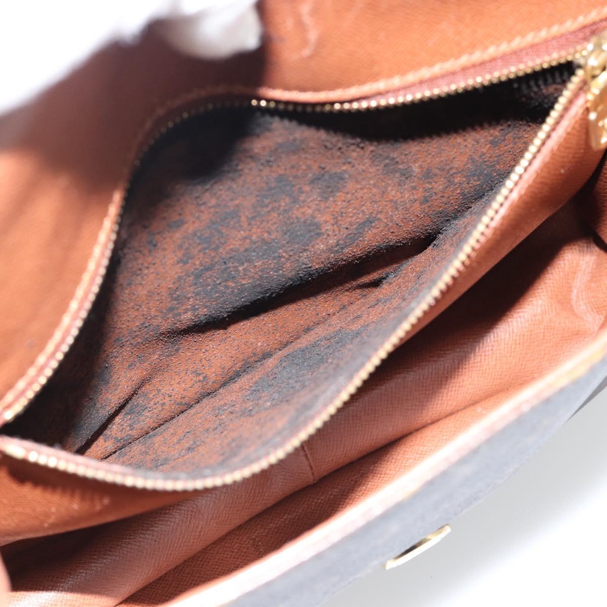 LOUIS VUITTON Monogram Saint Cloud GM Shoulder Bag M51242 LV Auth 181635