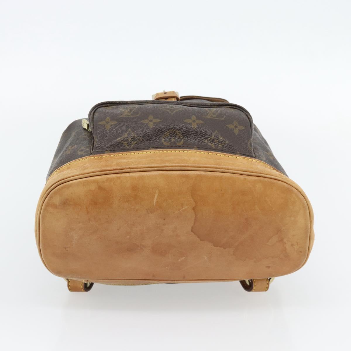 LOUIS VUITTON Monogram Montsouris MM Backpack M51136 LV Auth 181638