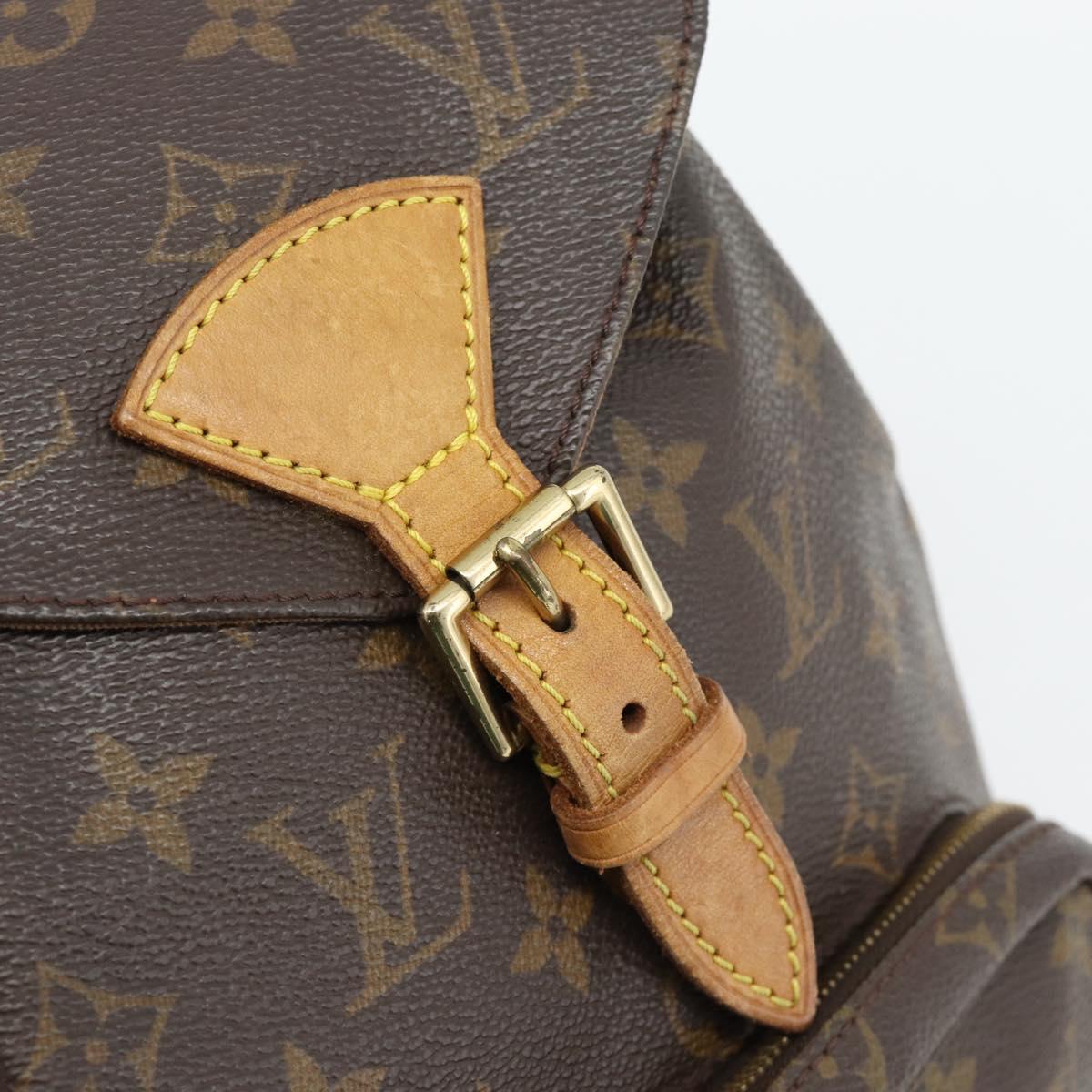 LOUIS VUITTON Monogram Montsouris MM Backpack M51136 LV Auth 181638