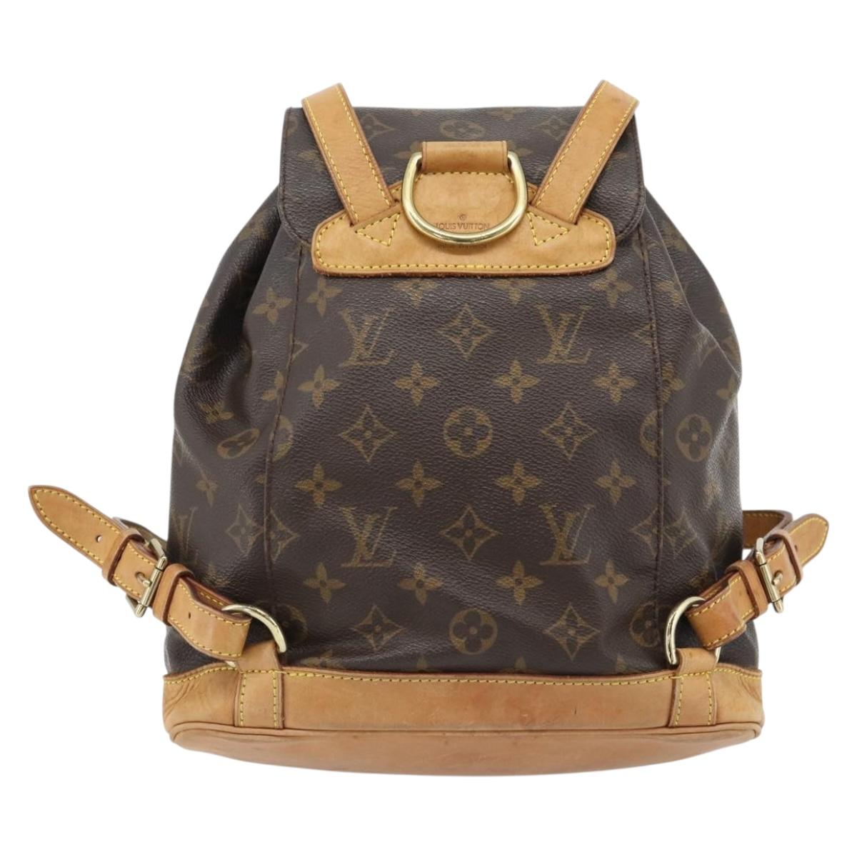 LOUIS VUITTON Monogram Montsouris MM Backpack M51136 LV Auth 181638