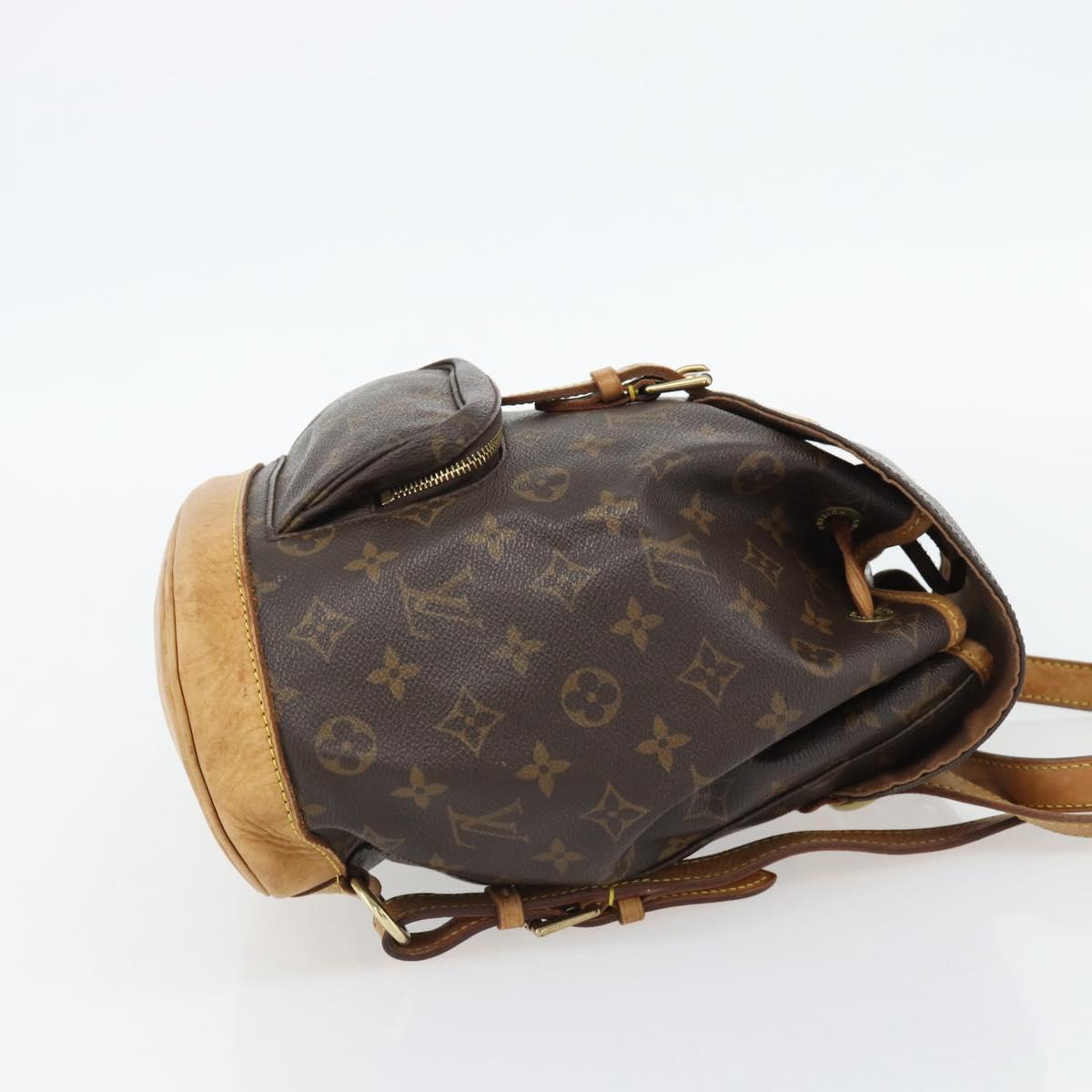 LOUIS VUITTON Monogram Montsouris MM Backpack M51136 LV Auth 181638