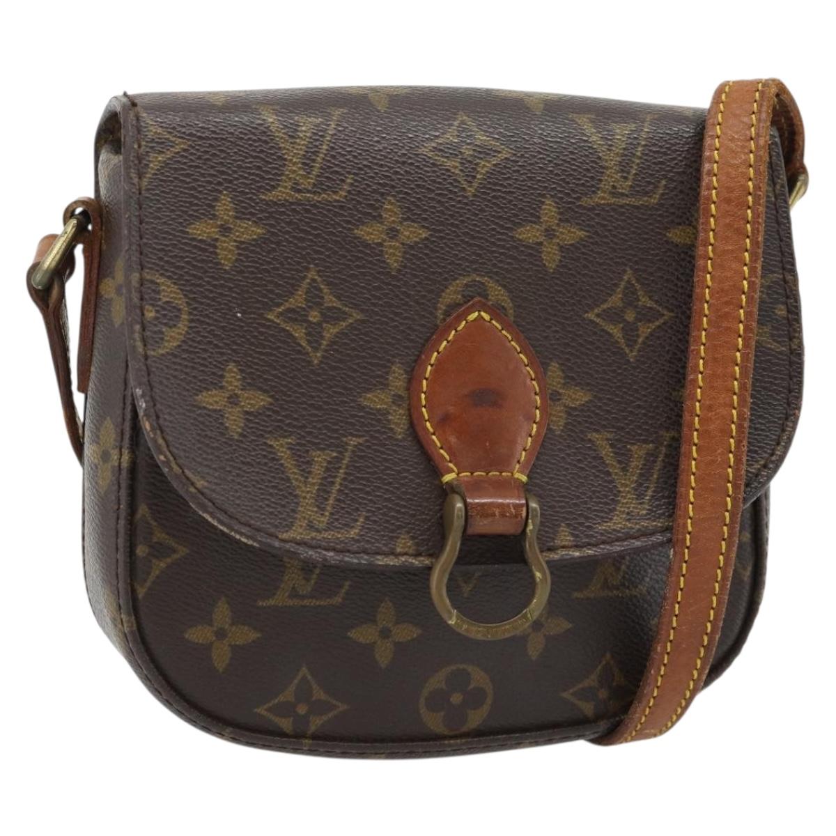 LOUIS VUITTON Monogram Saint Cloud PM Shoulder Bag M51244 LV Auth 181640