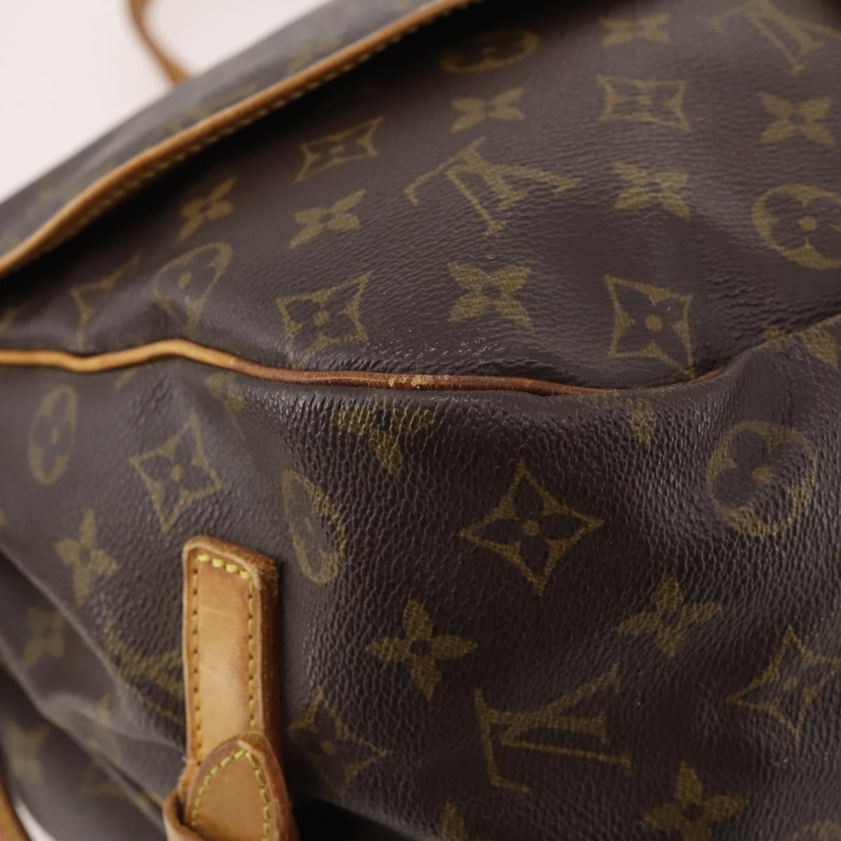 LOUIS VUITTON Monogram Saumur 35 Shoulder Bag M42254 LV Auth 181650