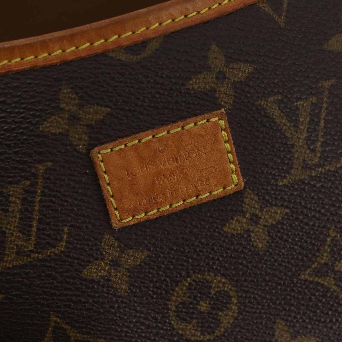 LOUIS VUITTON Monogram Saumur 35 Shoulder Bag M42254 LV Auth 181650