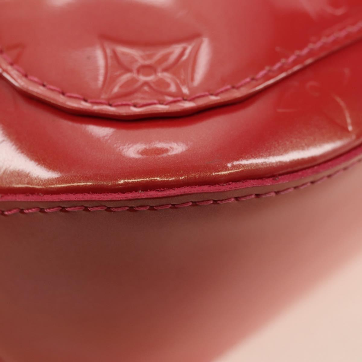 LOUIS VUITTON Monogram Vernis Minna Street Pink Fran Boise M9146F Auth 181651V
